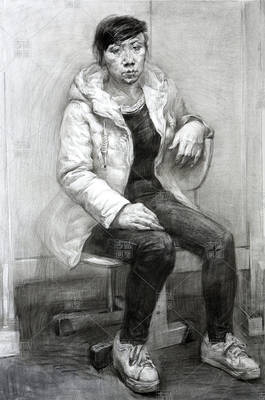 北京画室素描人物