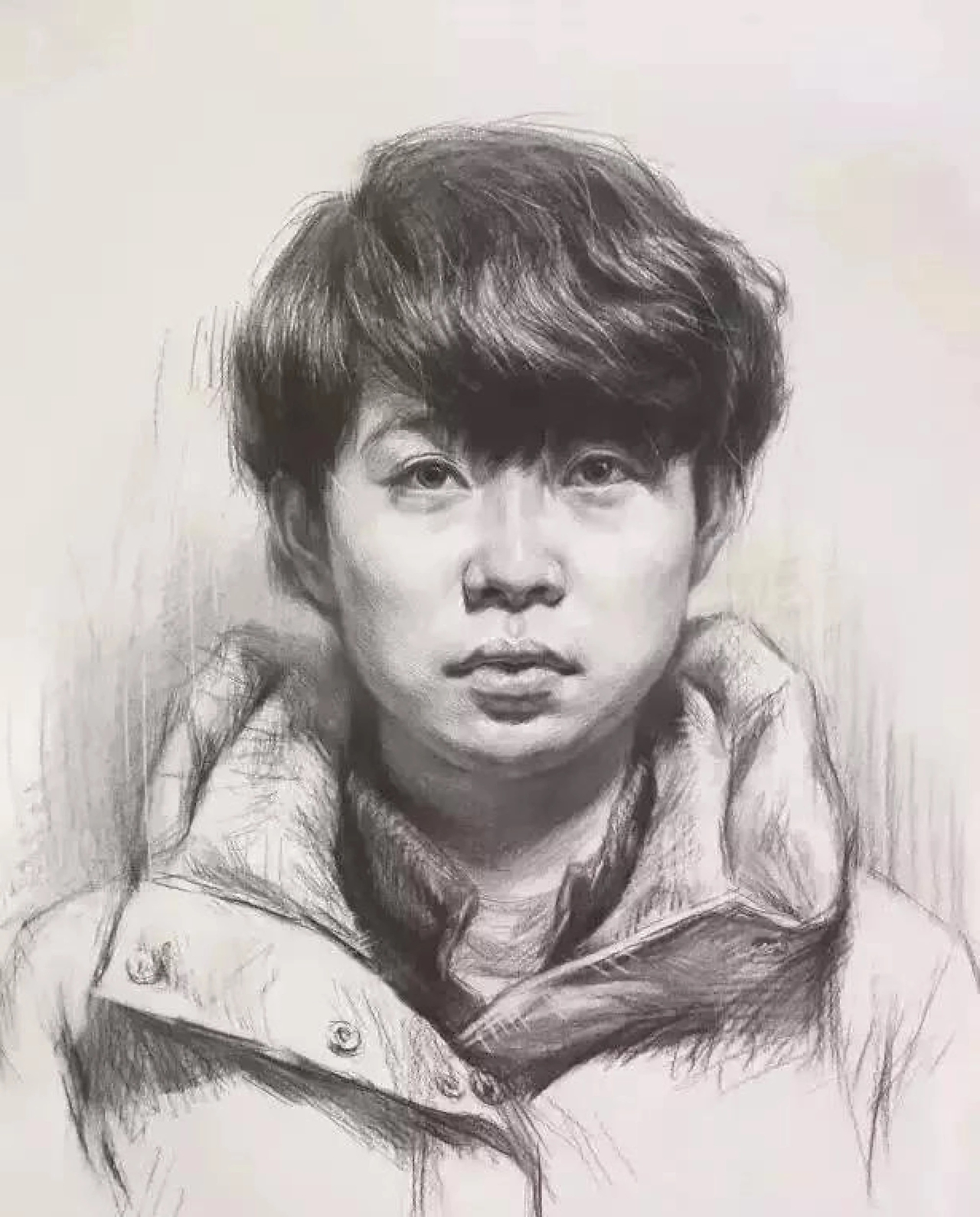 素描人像作品#北京成人画室梵高之路