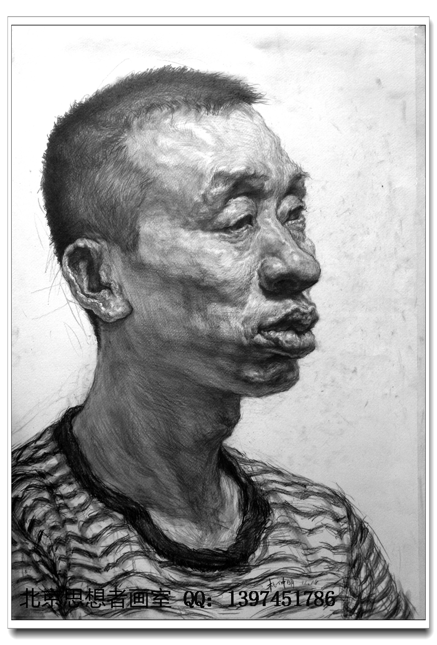 北京思想者画室素描作品1