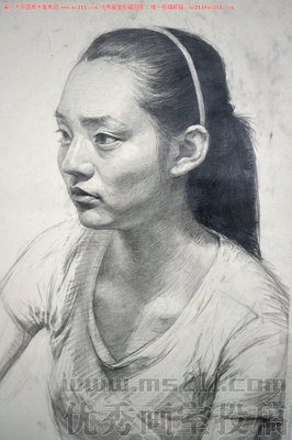 北京历史画室,美术高考素描头像投稿作品2013112509
